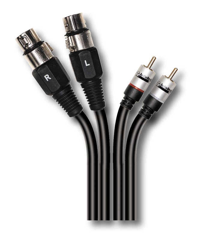 VX212-3 CAVO 2 RCA M - 2 XLR 3F