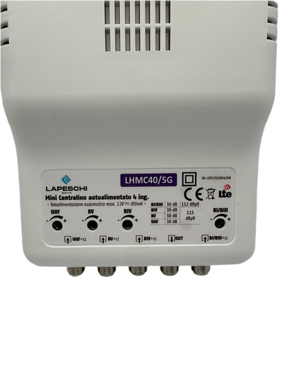 MINICENTRALINO AUTOALIMENTATO 30dB 115dBmv