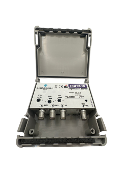 AMPLIFICATORE DA PALO BIII 20dB UHF1 30dB UHF2 30dB
