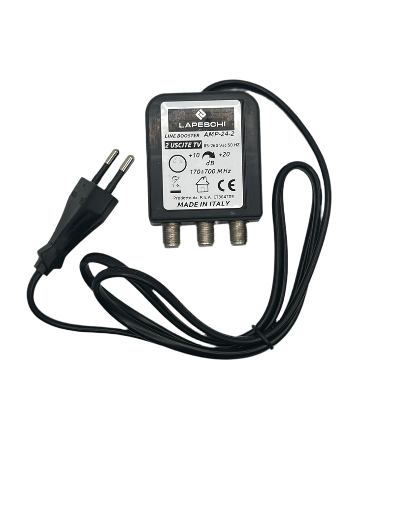 AMPLIFICATORE DA INTERNO 2 OUT 20dB