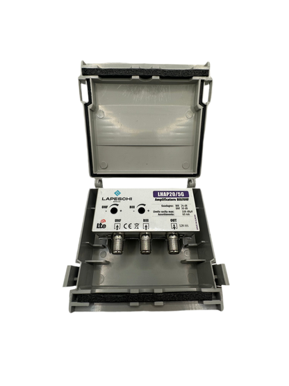 AMPLIFICATORE DA PALO  (BIII 24dB UHF 30dB)