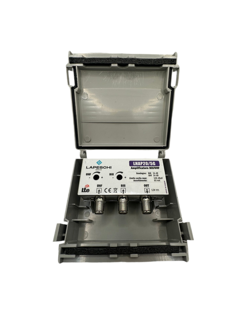 AMPLIFICATORE DA PALO  (BIII 24dB UHF 30dB)