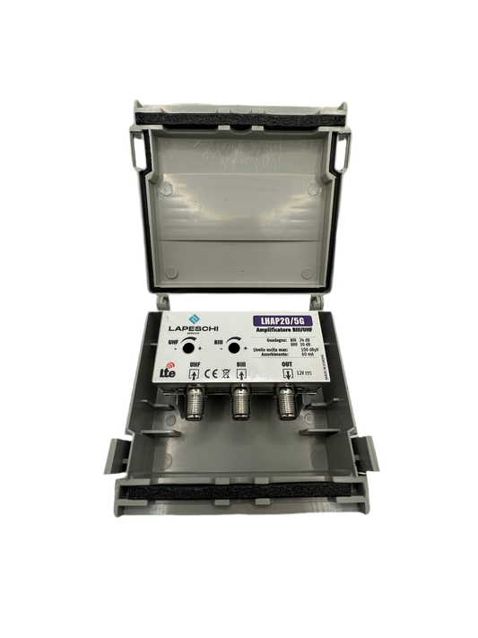 AMPLIFICATORE DA PALO  (BIII 24dB UHF 30dB)