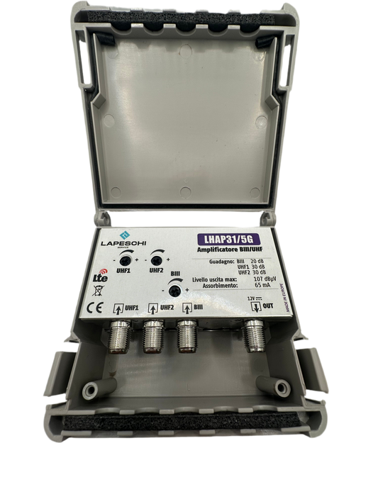 AMPLIFICATORE DA PALO BIII UHF1 UHF2 30dB