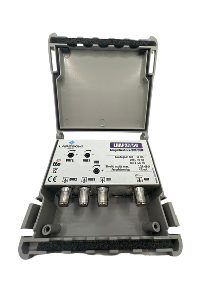 AMPLIFICATORE DA PALO (BIII 32dB UHF1 40dB UHF2 40dB)