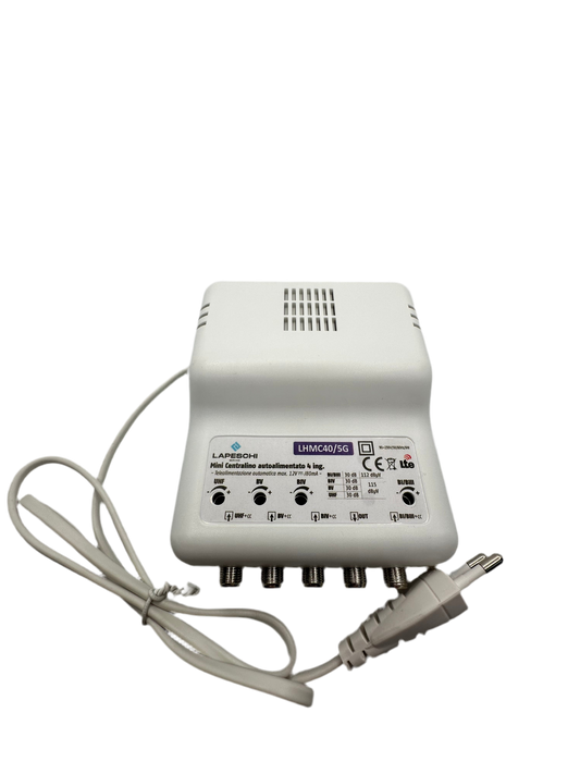 MINICENTRALINO AUTOALIMENTATO 30dB 115dBmv