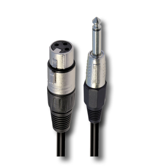 VS120-5 CAVO XLR 3F - JACK 6.3 MONO