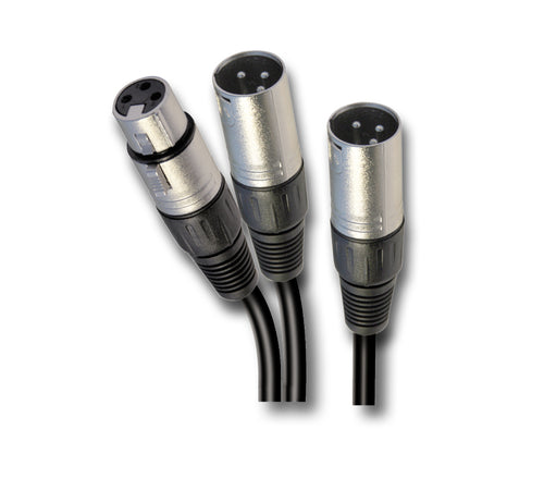 VS290-0,3 CAVO XLR 3M - XLR 3M + XLR 3F