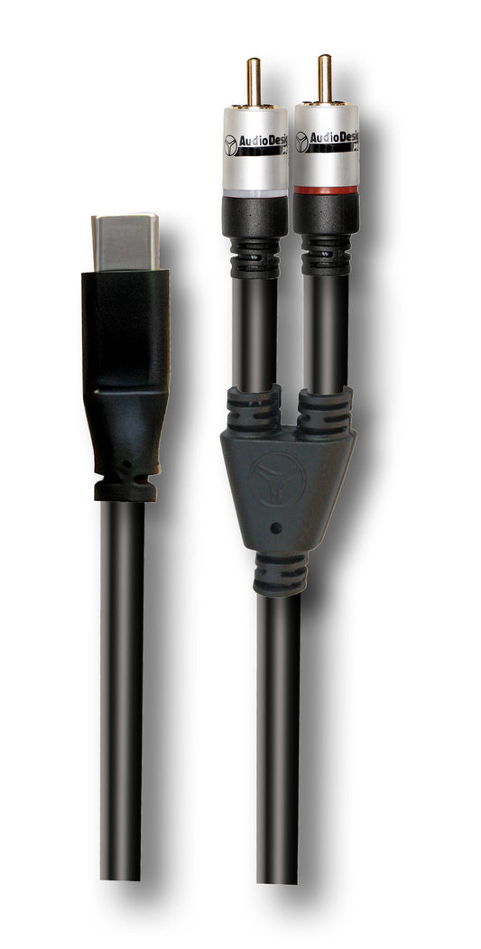 VX200C-1,5 CAVO USB TYPE C - 2 RCA M