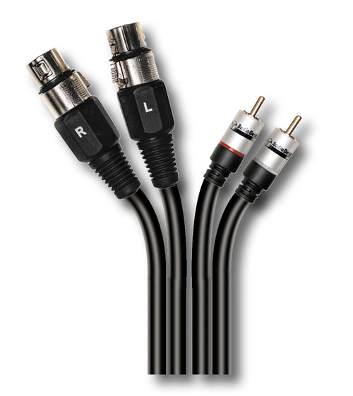 VX212-3 CAVO 2 RCA M - 2 XLR 3F