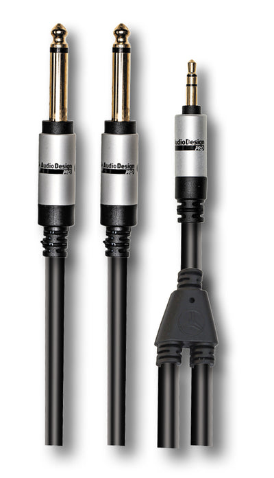 VX230-6S CAVO JACK 3,5 STEREO - 2 JACK 6,3 MONO