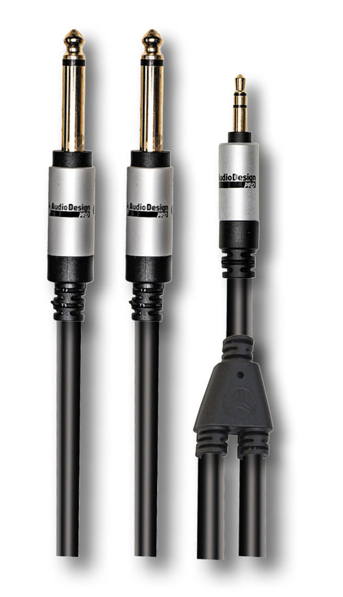 VX230-6S CAVO JACK 3,5 STEREO - 2 JACK 6,3 MONO